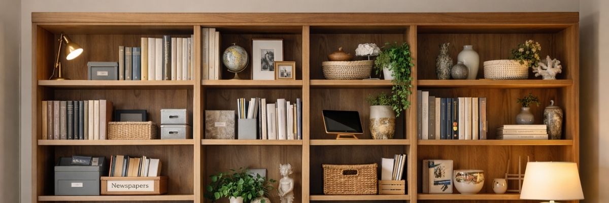 Kitaplıklarınızı Hem Fonksiyonel Hem Dekoratif Hale Getirin